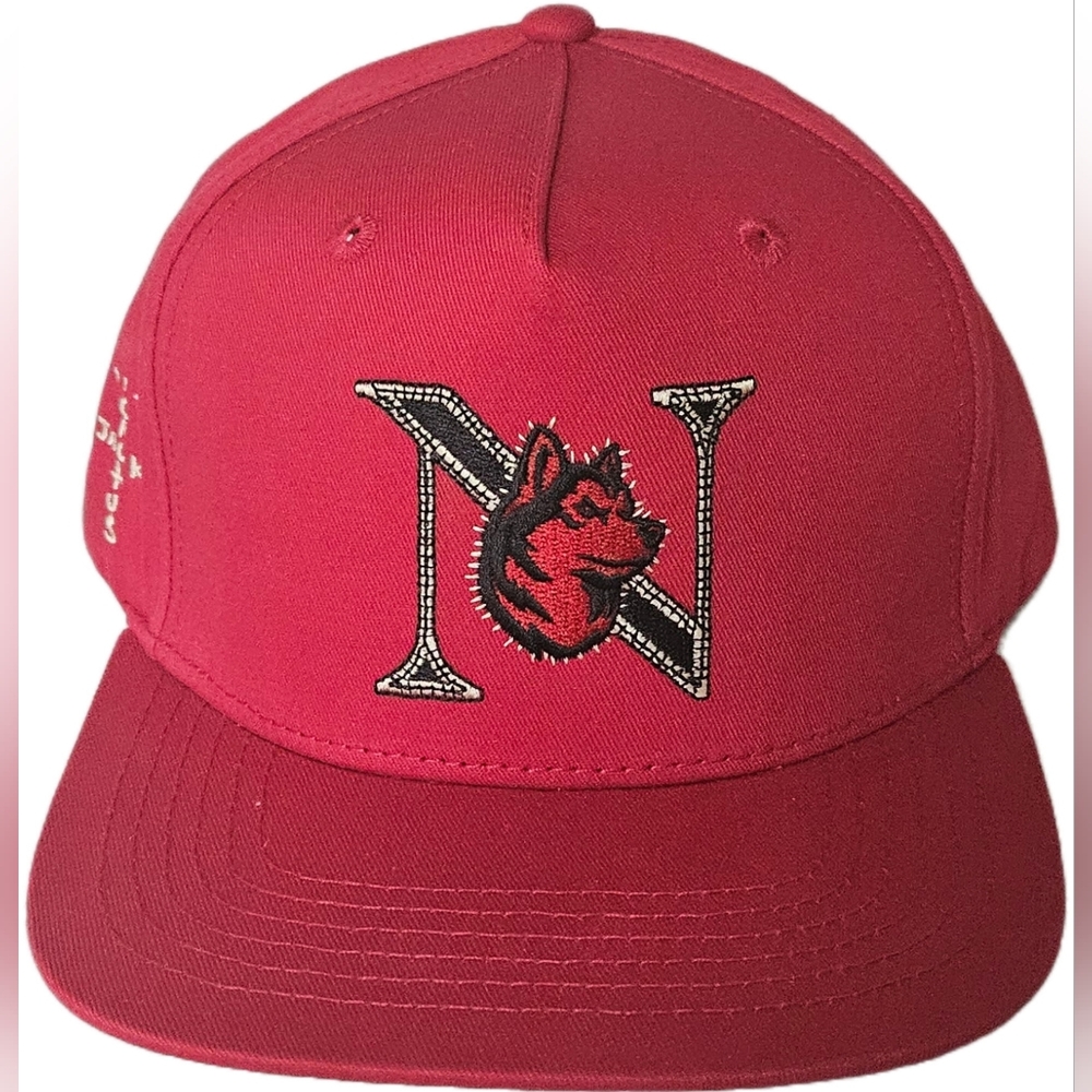 Northeasteren Huskies Mitchell & Ness Red and Black Cap
